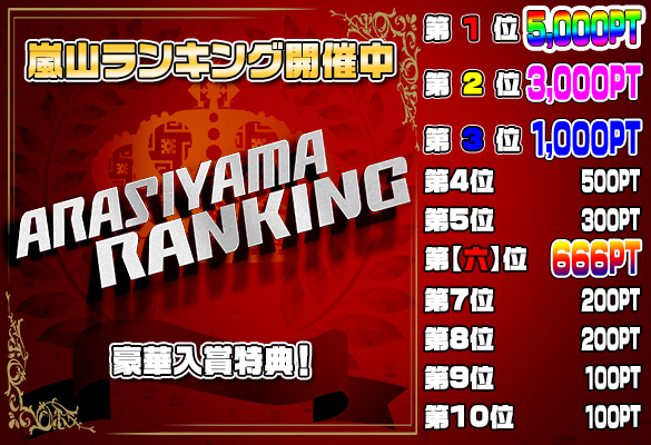 [Wエンドランキング【 DynamiteAdventure 】]《 優勝 5,000Pt 》